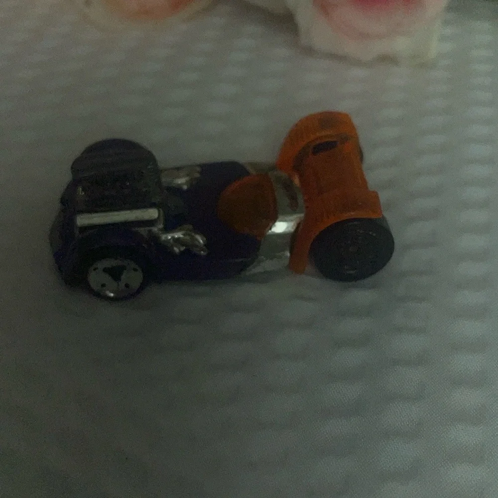 Hot Wheels, Flattery, Orange, Blue, & Silver, Made in Malaysia